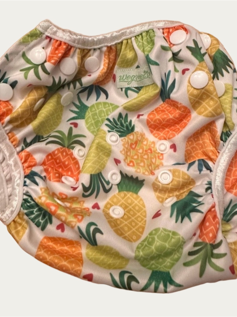 Wegreeco Washable Reusable Baby Cloth Pocket Diaper Pineapples Fits 8-35#
